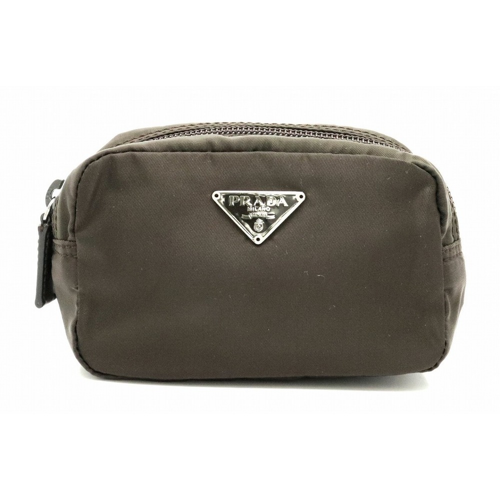 Prada Multi-Pouch Brown Accessory Case Nylon - image 2